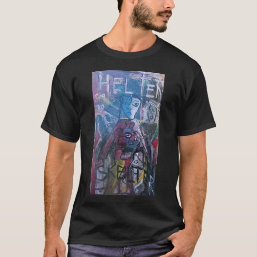 抽象的ヘルタースケルター Tシャツ (正面)