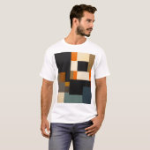 抽象的ミニマリストTシャツでスタイルを高めよう Tシャツ (正面フル)