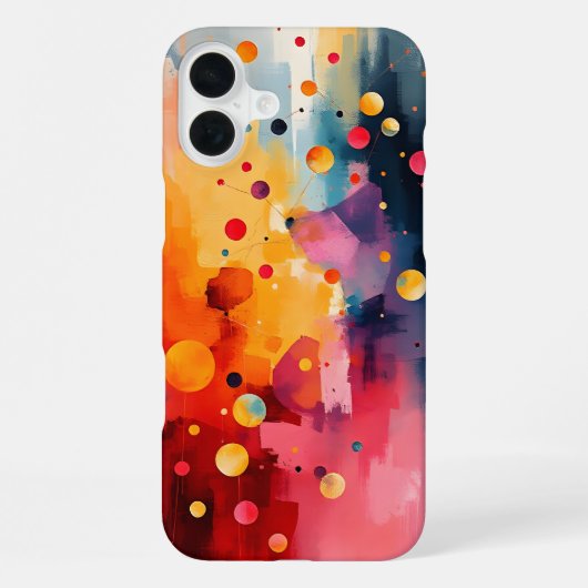 抽象的印象主義  iPhoneケース (裏面)
