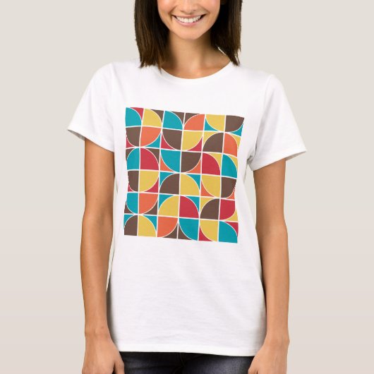 抽象的幾何学模様 110421v4 Tシャツ (正面)