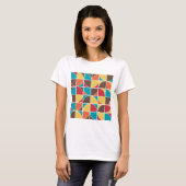 抽象的幾何学模様 110421v4 Tシャツ (正面フル)