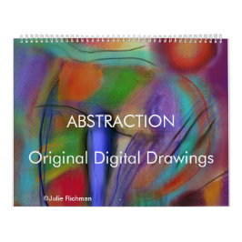 抽象的概念のデジタルスケッチのカレンダー カレンダー