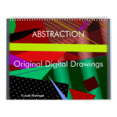 抽象的概念の芸術のカレンダー カレンダー (カバー)