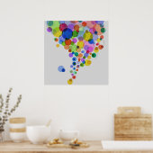 抽象的組成物474 ポスター (キッチン)