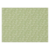 抽象的表現主義のサボテンの線画パターン テーブルクロス (正面(横))