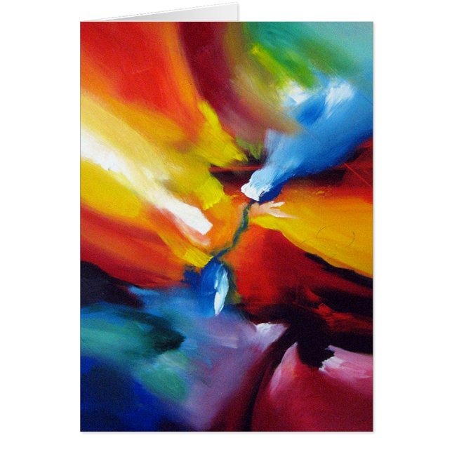 抽象的表現主義の絵画 (正面)