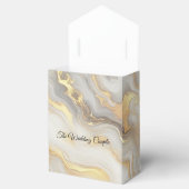 抽象的金ゴールドオンブラック&ミックスマーブル質感 フェイバーボックス (オープン)