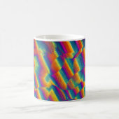 抽象的 - カラフルなガラスの変形 コーヒーマグカップ (中央)