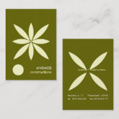 抽象的 名刺 (正面/裏面)