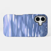 抽象的 #3: パウダーブルーの輝き iPhone 16ケース (裏面横)