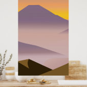 抽象絵画 ポスター (キッチン)