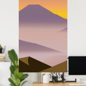 抽象絵画 ポスター (ホームオフィス)