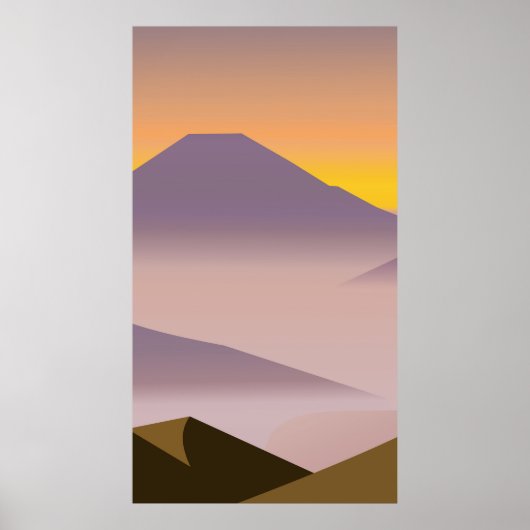 抽象絵画 ポスター (正面)