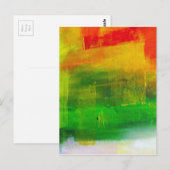 抽象絵画 ポストカード (正面/裏面)