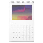 抽象絵画A カレンダー (1月 2027)