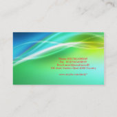 抽象美しい名刺 名刺 (裏面)