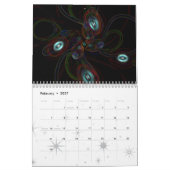 抽象美術のカレンダー カレンダー (2月 2027)