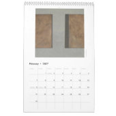 抽象美術のカレンダー カレンダー (2月 2027)