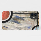 抽象美術のコラージュ、混合メディアおよび水彩画3 Case-Mate iPhoneケース (裏面(横))