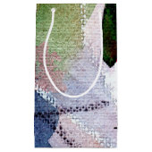 抽象美術のコラージュ、混合メディアおよび水彩画 スモールペーパーバッグ (正面)