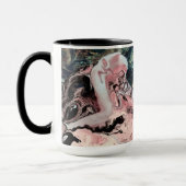 抽象美術のコーヒー・マグ マグカップ (左)