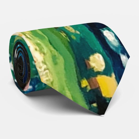 抽象美術のタイ ネクタイ (ロール)