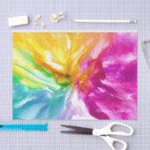 抽象美術のティッシュペーパー 薄葉紙 (クラフト)