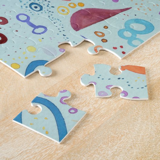 抽象美術のパズル ジグソーパズル (側面)