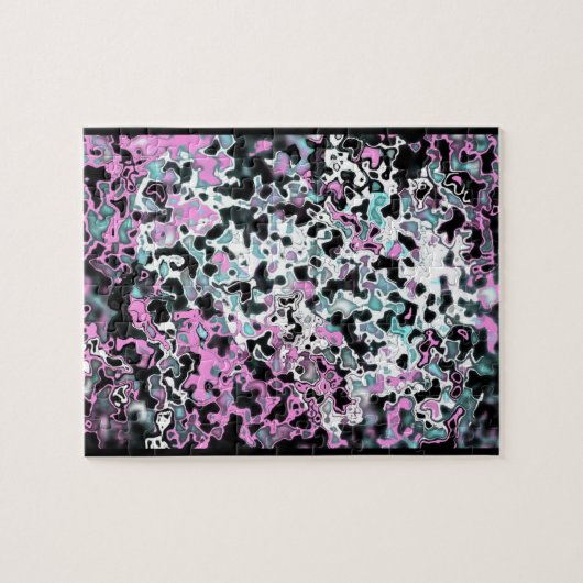 抽象美術のパズル ジグソーパズル (横)