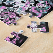 抽象美術のパズル ジグソーパズル (側面)