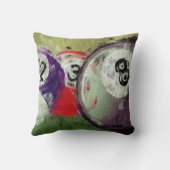 抽象美術のビリヤード クッション (裏面)