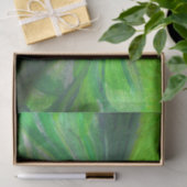 抽象美術は緑の葉を孤色に変色させます 薄葉紙 (ギフト)