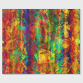 抽象美術125の包装紙 ラッピングペーパー (フラット)