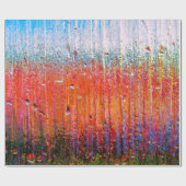 抽象美術81の包装紙 ラッピングペーパー (フラット)