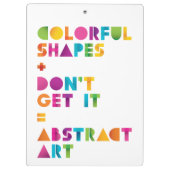 抽象美術 クリップボード (裏面)