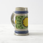 抽象美術 ビールジョッキ (正面左)