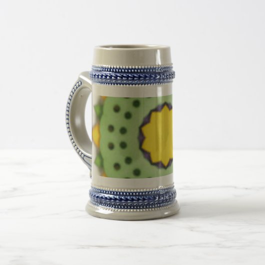 抽象美術 ビールジョッキ (正面左)