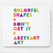 抽象美術 マウスパッド (正面)