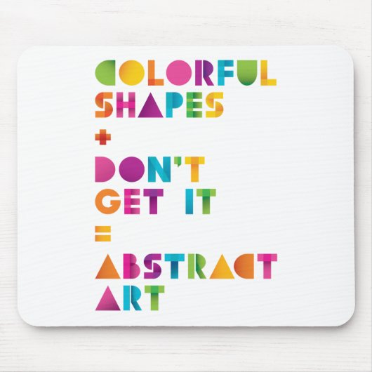 抽象美術 マウスパッド (正面)