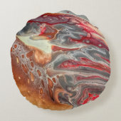 抽象美術 ラウンドクッション (裏面)