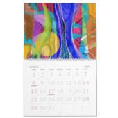 抽象自然カレンダ カレンダー (3月 2026)