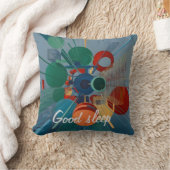 抽象色 クッション (ブランケット)