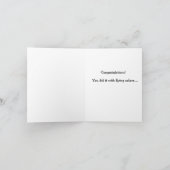 抽象芸術おめでとう カード (内部)