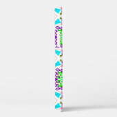 抽象芸術おもしろいの背景図形の色パターン.abs Case-Mate iPhoneケース (裏面 / 右)