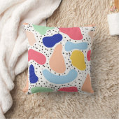 抽象芸術おもしろいモダンかわいい子供サマーシェイプ姿 クッション (ブランケット)