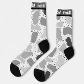 抽象芸術おもしろいモダンかわいい子供サマーシェイプ姿 ソックス (左)