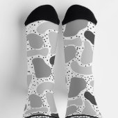 抽象芸術おもしろいモダンかわいい子供サマーシェイプ姿 ソックス (上部)