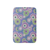 抽象芸術おもしろい漫画の花フローラキッズscanduav バスマット (正面縦)