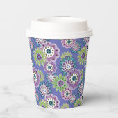抽象芸術おもしろい漫画の花フローラキッズscanduav 紙コップ (裏面)
