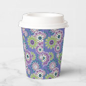 抽象芸術おもしろい漫画の花フローラキッズscanduav 紙コップ (右)